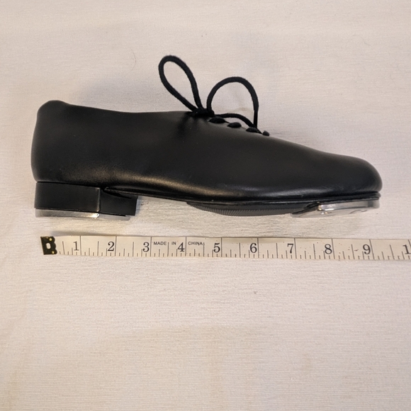 Kid's Boy's Black Capezio Tie Tap Shoes Size 2.5M - Picture 7 of 7